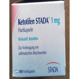 Изображение препарта из Германии: Кетотифен KETOTIFEN STADA 100 шт